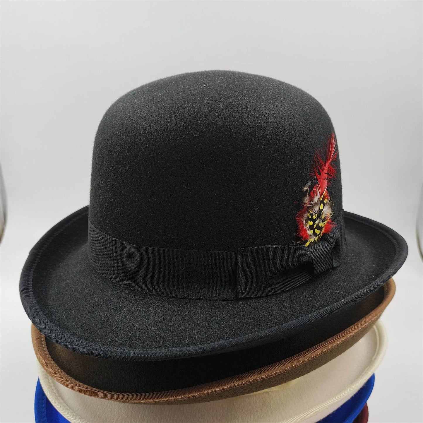 Men's Billycock Felt Hat - Stylish, Breathable, Sun Protection Fedora - Buy Center