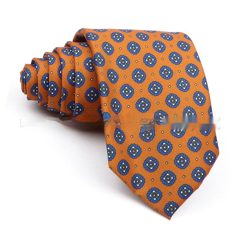 Men's Printed Work Tie - Stylish Polyester Bow Tie with Geometric Design - Buy Center