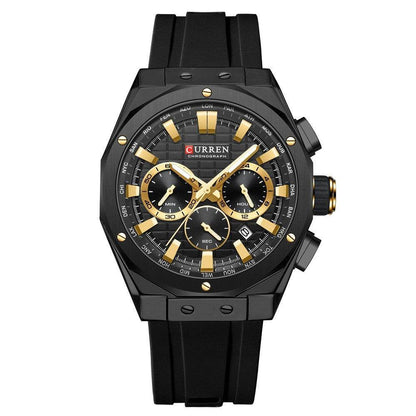 Men's Calendar Quartz Watch - Stylish Business Accessory in 5 Colors - Buy Center