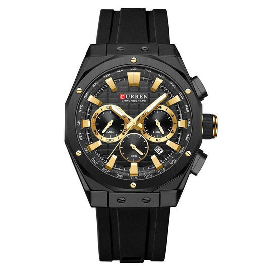 Men's Calendar Quartz Watch - Stylish Business Accessory in 5 Colors - Buy Center