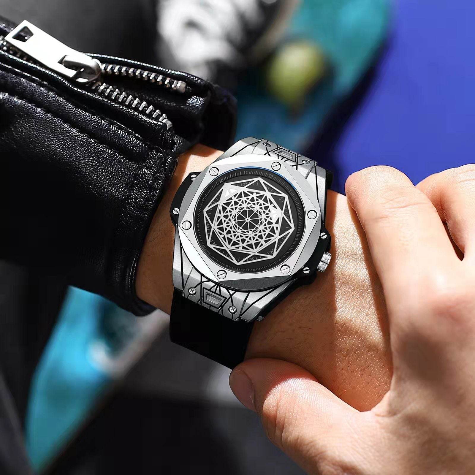 Buycenter Men's Waterproof Quartz Watch - Stylish Fashion for Students - Buy Center