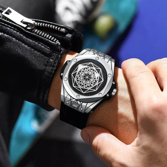 Buycenter Men's Waterproof Quartz Watch - Stylish Fashion for Students - Buy Center