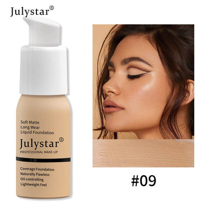 Waterproof Liquid Foundation - Long-Lasting Concealer for Flawless Skin - Buy Center