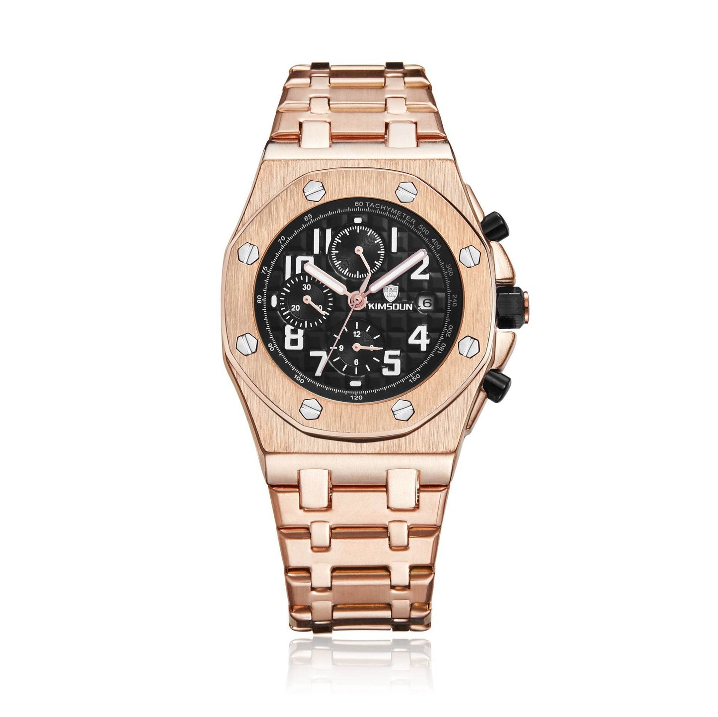 Three-Eye Waterproof Mechanical Watch - Stylish Automatic Timepiece 2025 - Buy Center
