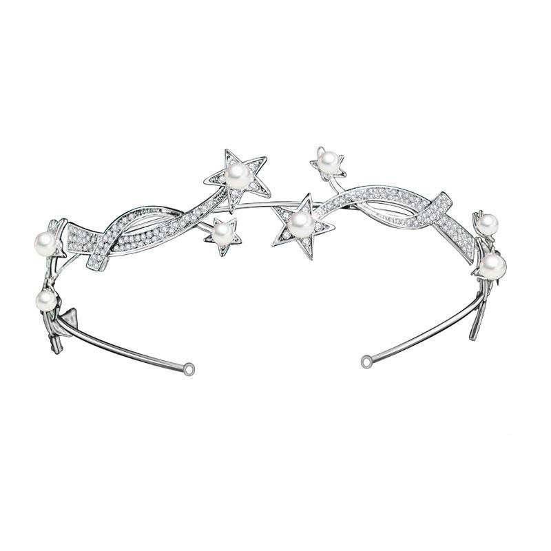 Elegant Princess XINGX Bridal Crown Headband - Wedding Hair Jewelry - Buy Center