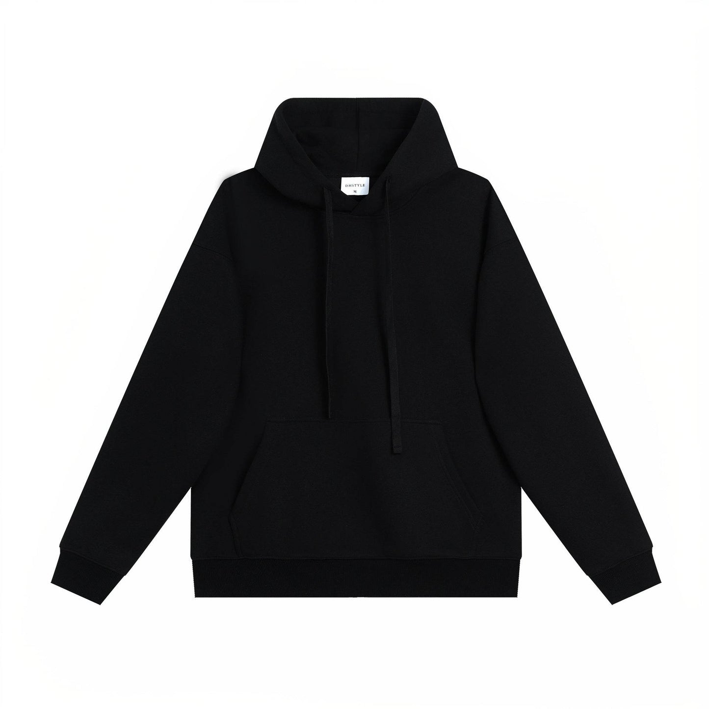 Simple Drop-Shoulder Hooded Sweater - Stylish Cotton Blend for Men - Buy Center