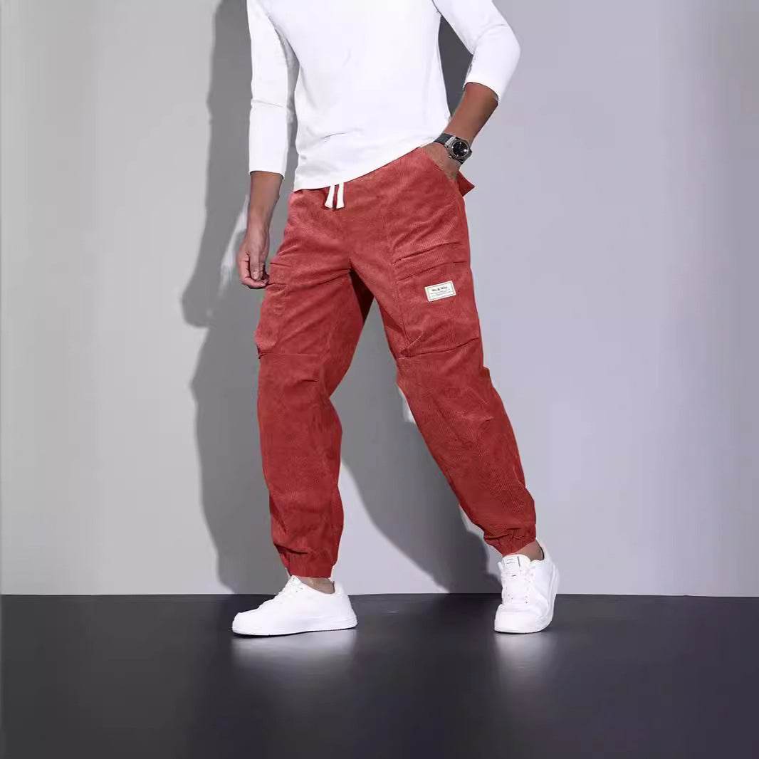 Men’s Corduroy Overalls - Casual Multi-Pocket Cargo Pants for 2025 - Buy Center