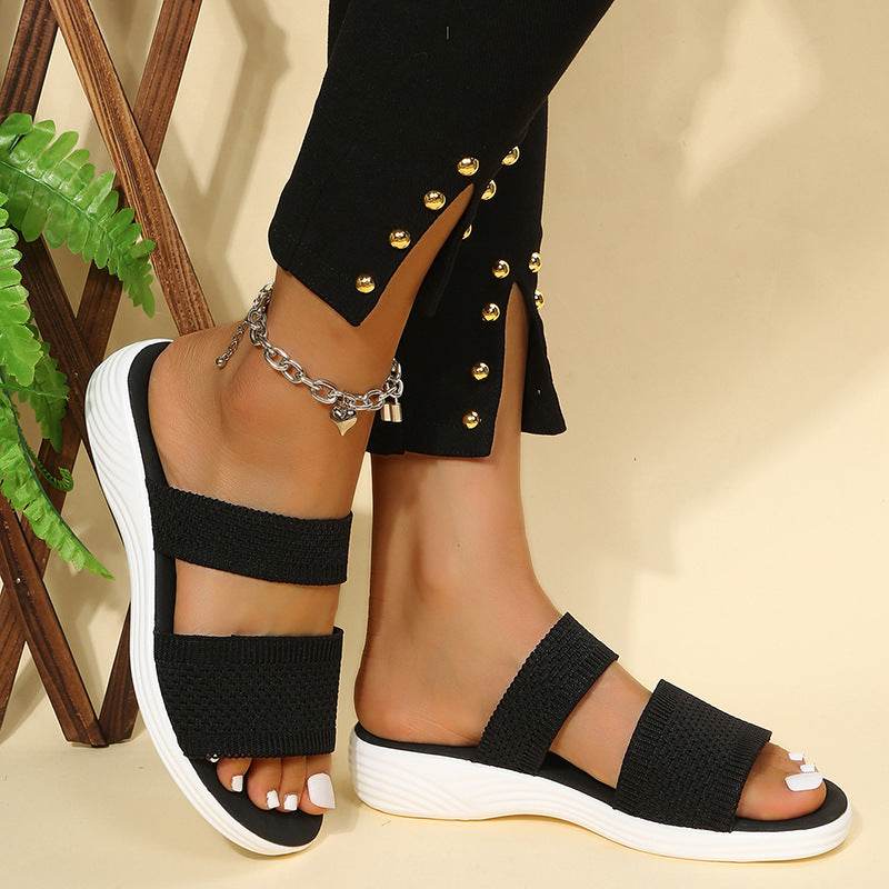 Buycenter Women's Breathable Mesh Sandals - Stylish Outer Slippers - Buy Center