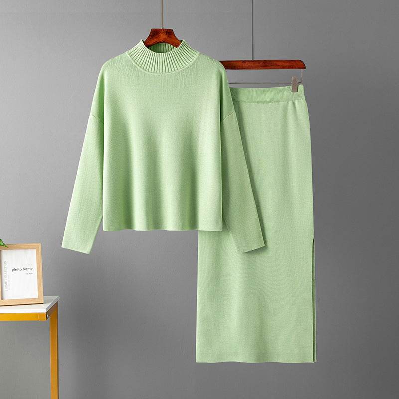 Buycenter Women's Fashion Two-Piece Sweater Set - Stylish & Comfortable - Buy Center