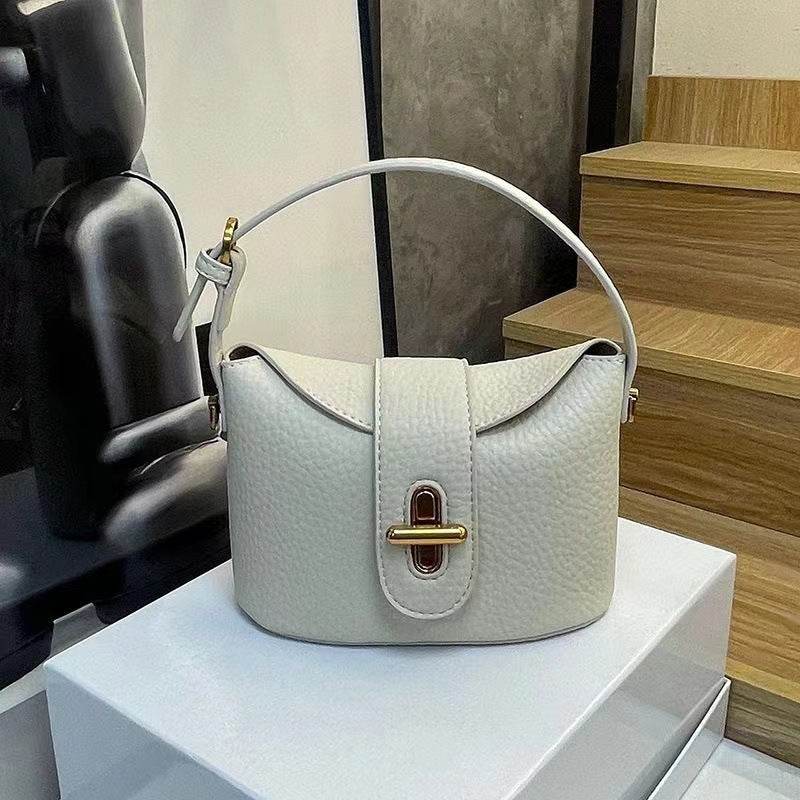 Casual Fashion Shoulder Handbag - Stylish Black or Cream for Everyday Use - Buy Center