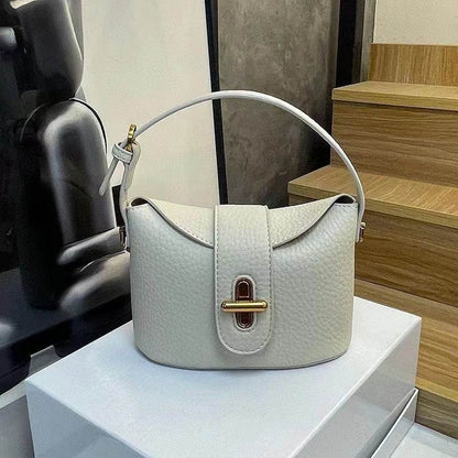 Casual Fashion Shoulder Handbag - Stylish Black or Cream for Everyday Use - Buy Center