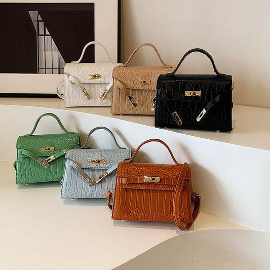 Buycenter Women's Small Square Crossbody Bag - Stylish PU Leather Tote - Buy Center