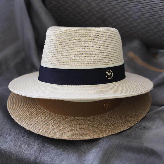 Buycenter Men's Sun-proof Beach Straw Hat - Stylish Sunshade Topper - Buy Center