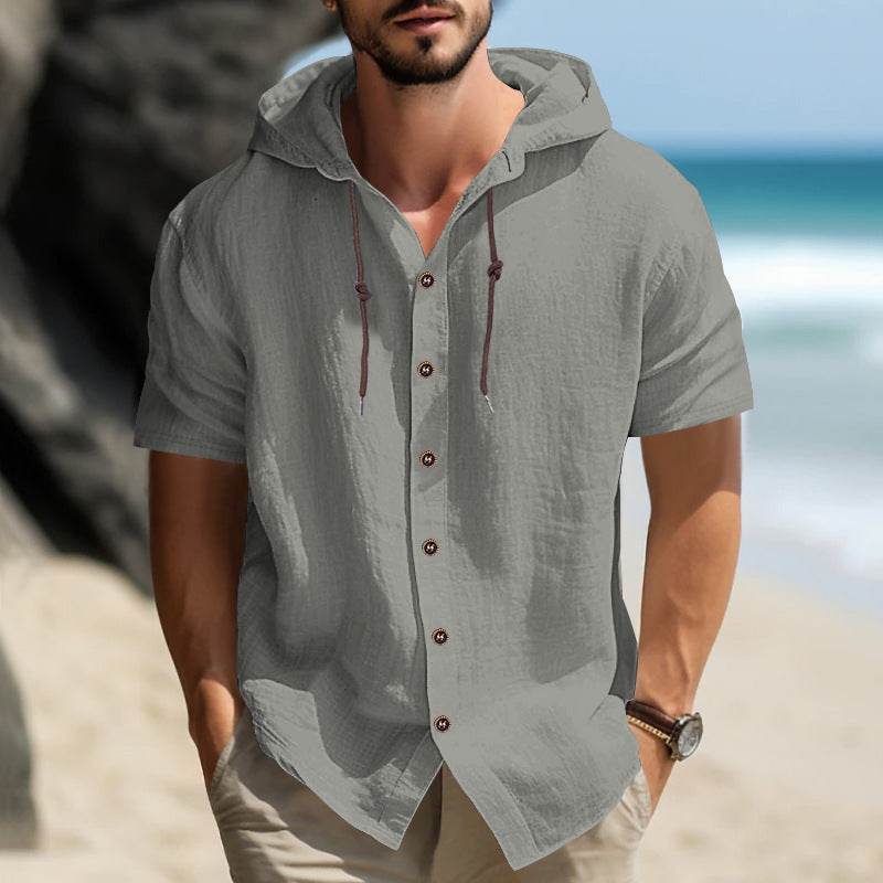 Men's Casual Short-Sleeved Shirt - Lightweight, Stylish Fashion 2025 - Buy Center