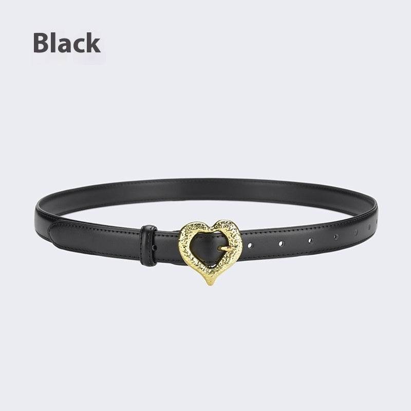 Personalized Love Leather Belt - Stylish Cowhide Accessory for Women - Buy Center