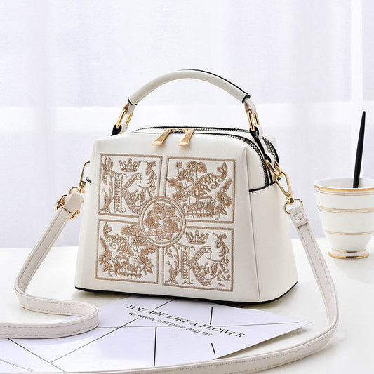 Buycenter Women's Embroidered Crossbody Shoulder Bag - Vintage Style - Buy Center