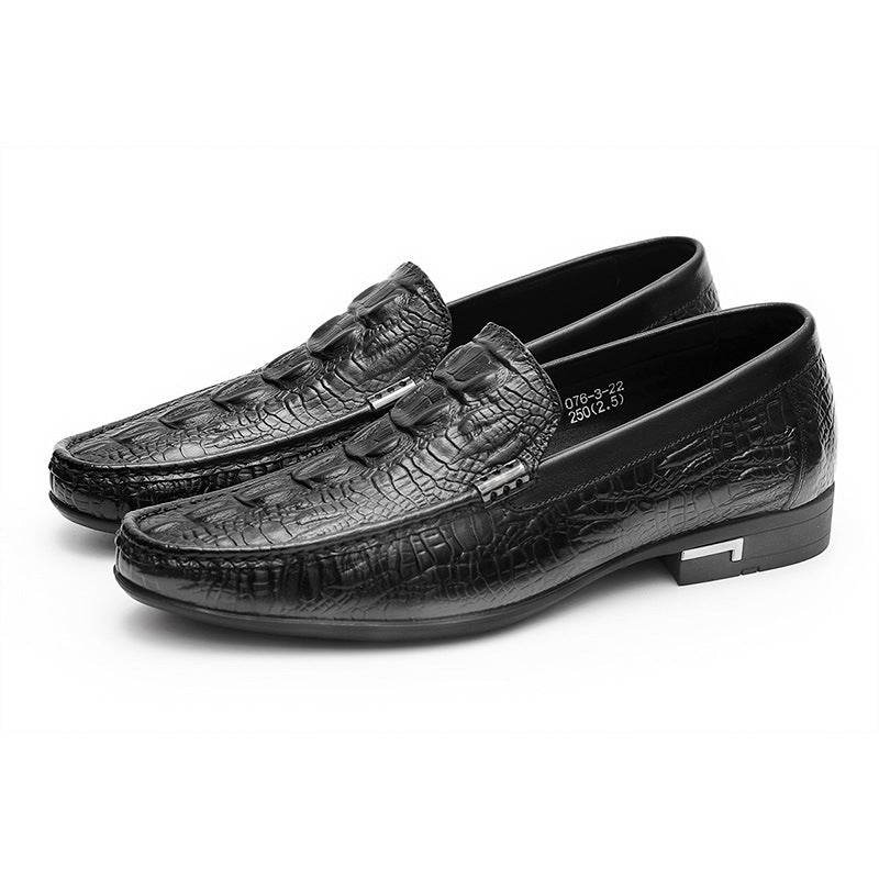 Buycenter Men's Casual Leather Shoes - Breathable, Wear-Resistant Style - Buy Center