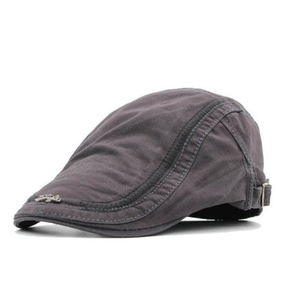 Men's Sun Protection Peaked Cap - Adjustable & Breathable Retro Style - Buy Center
