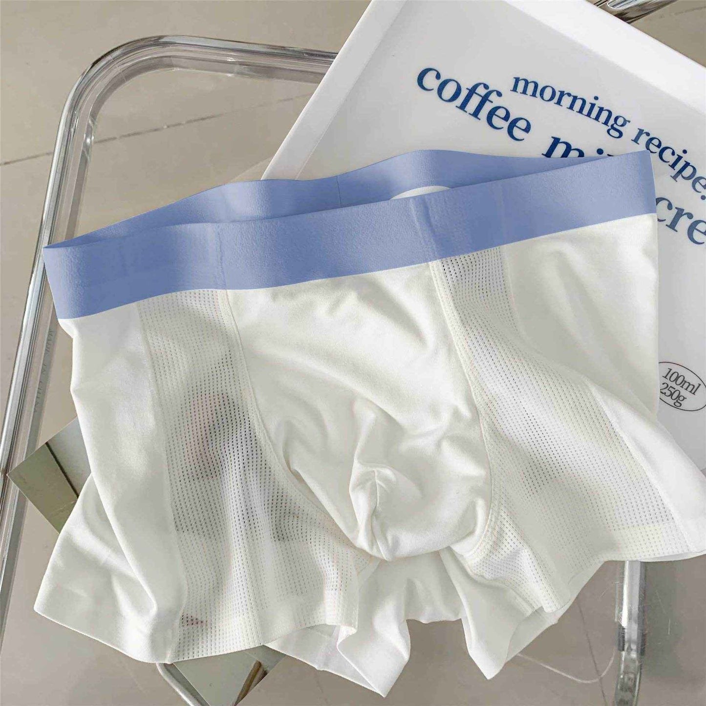 Men's Ice Silk Breathable Underpants - Lightweight Traceless Comfort