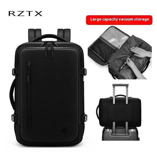 Vacuum Compressible Men's Backpack - Stylish, Durable, Space-Saving Design - Buy Center