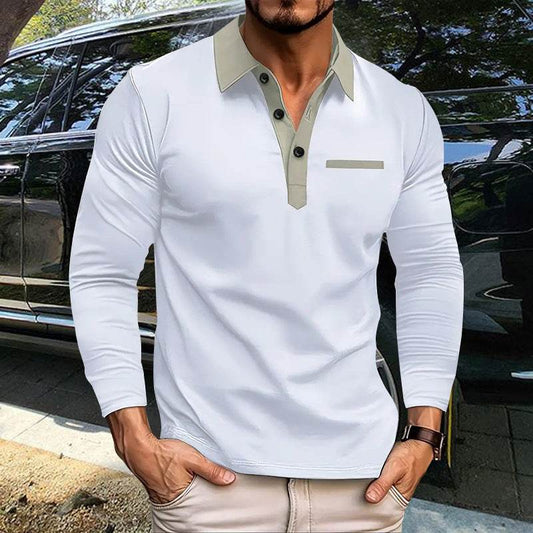 Buycenter Slim Fit Long Sleeve Top - Asymmetric Style in Multiple Colors - Buy Center