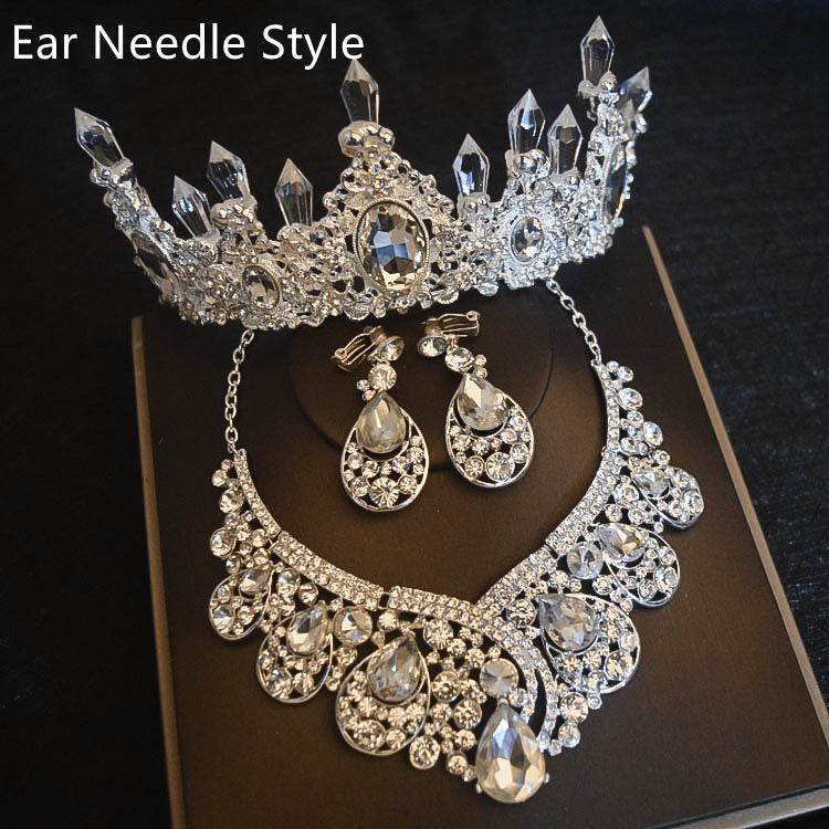 Elegant Bridal Headdress Flowers - Three-Piece Hair Accessory Set for Brides - Buy Center