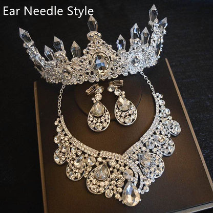 Elegant Bridal Headdress Flowers - Three-Piece Hair Accessory Set for Brides - Buy Center