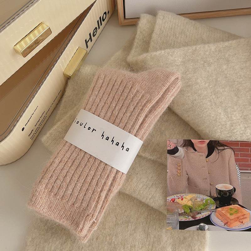 Women's Mid-Calf Fleece-Lined Thermal Socks - Extra Thick Winter Comfort - Buy Center