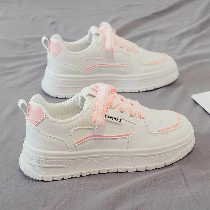Buycenter Casual Platform White Shoes - Breathable Running Sneakers for Women - Buy Center