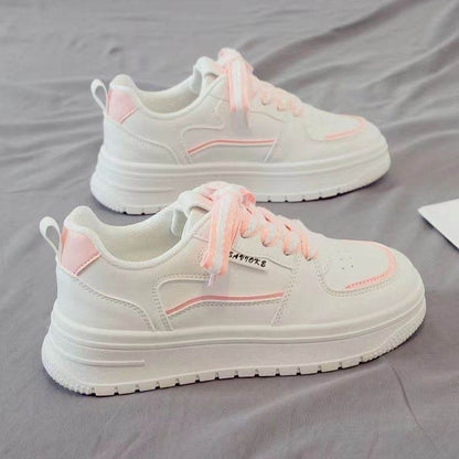Buycenter Casual Platform White Shoes - Breathable Running Sneakers for Women - Buy Center