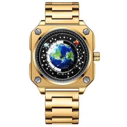 Buy Center Men's Quartz Watch - Creative Big Dial with Stylish Design - Buy Center