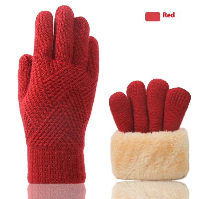 Women's Thermal Touch Screen Gloves - Double Layer, Windproof, Fleece-lined - Buy Center