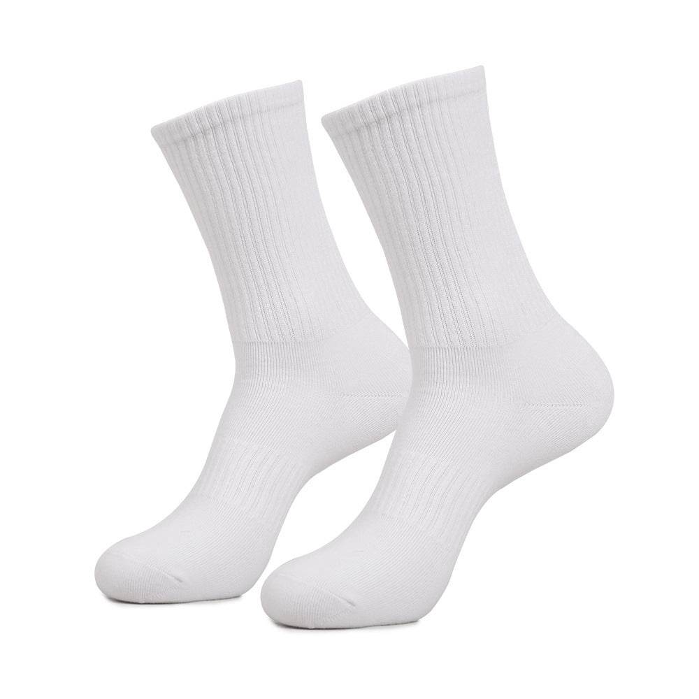 Mid-Calf Combed Cotton Sports Socks - Breathable & Sweat-Absorbent - Buy Center