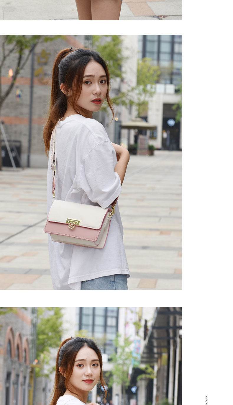 Buycenter Crossbody Square Shoulder Bag - Soft Genuine Leather in 7 Colors - Buy Center