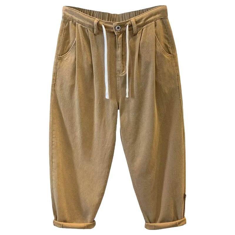 Men's Plus Size Harem Pants - Comfortable Loose Fit for Any Occasion - Buy Center