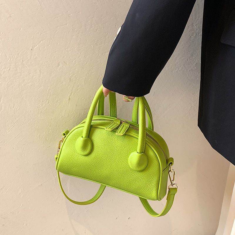 Buycenter Trendy Handheld Shoulder Bag - Versatile Evening Bag in Pink, Green, Black - Buy Center