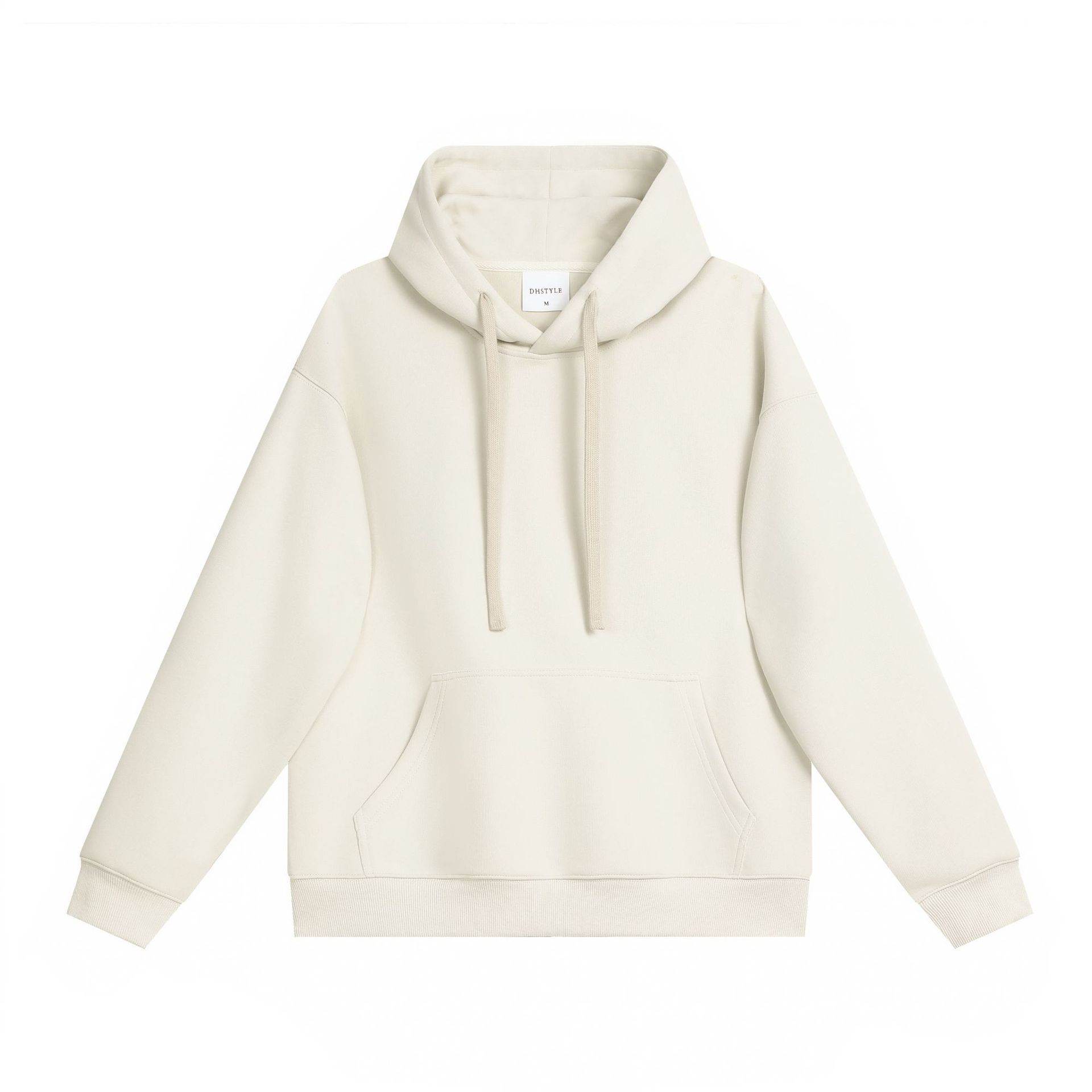 Simple Drop-Shoulder Hooded Sweater - Stylish Cotton Blend for Men - Buy Center