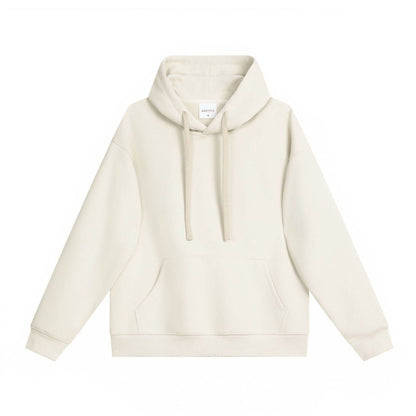 Simple Drop-Shoulder Hooded Sweater - Stylish Cotton Blend for Men - Buy Center
