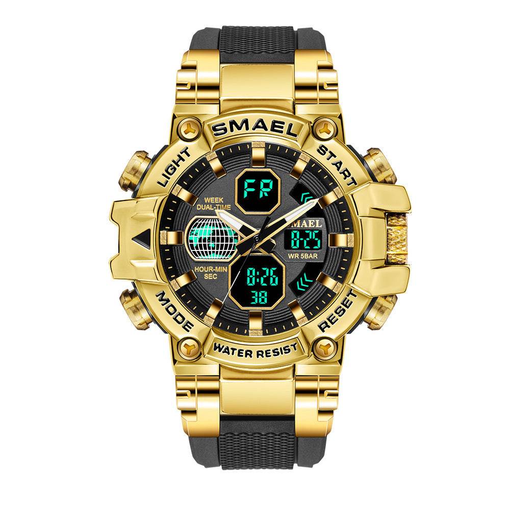 Buycenter Men's Waterproof Fitness Watch - 50M, 49MM Stylish Dial - Buy Center