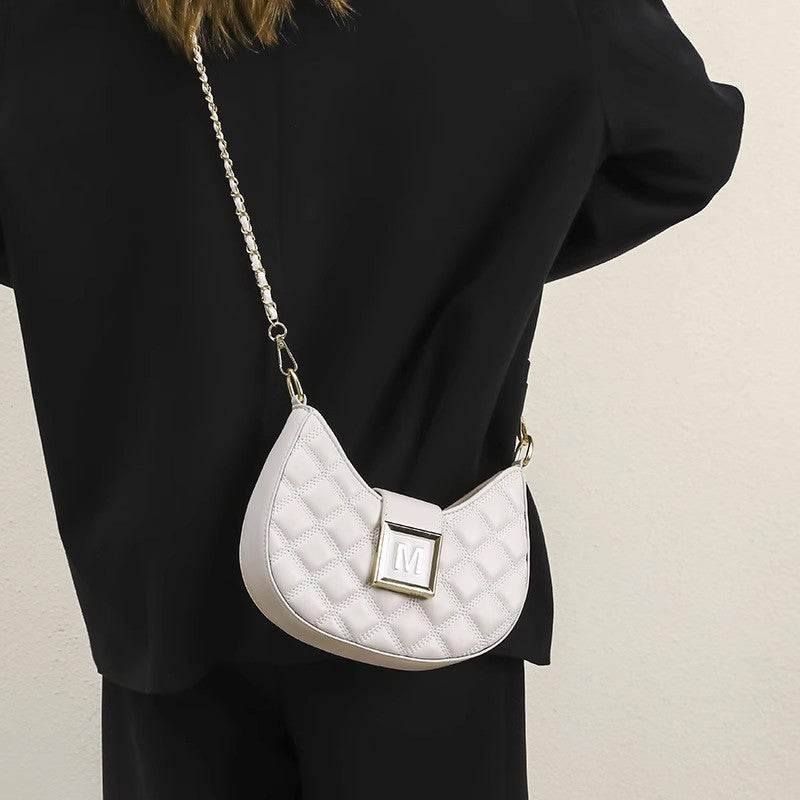 High-End Rhombus Single Shoulder Bag - Stylish Crossbody for Everyday Use - Buy Center
