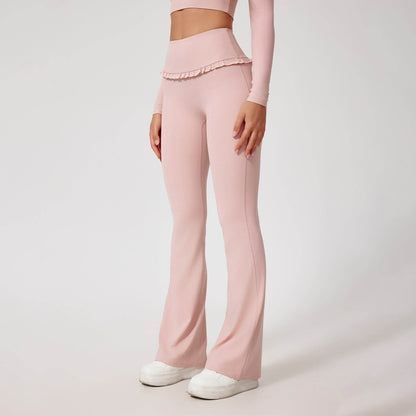 High Waist Lace Yoga Pants - Stylish Hip Lift Leggings for Fitness 2025 - Buy Center