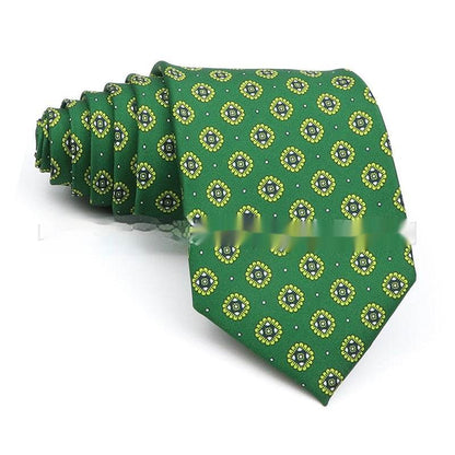 Men's Printed Work Tie - Stylish Polyester Bow Tie with Geometric Design - Buy Center