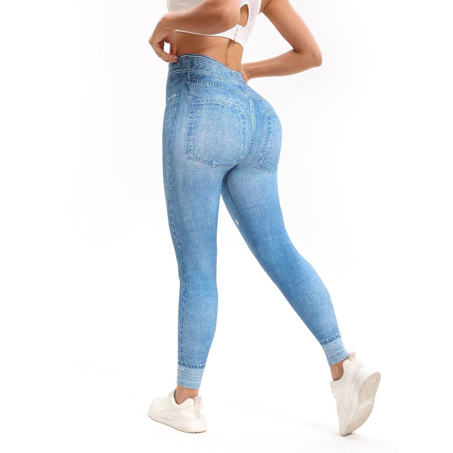 Buycenter Retro High Waist Leggings - Comfortable Stretch for Yoga - Buy Center