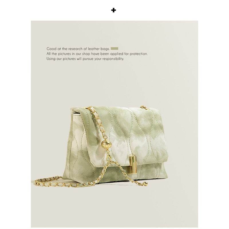 Elegant Texture Chain Crossbody Bag - Stylish Small Square Evening Bag - Buy Center