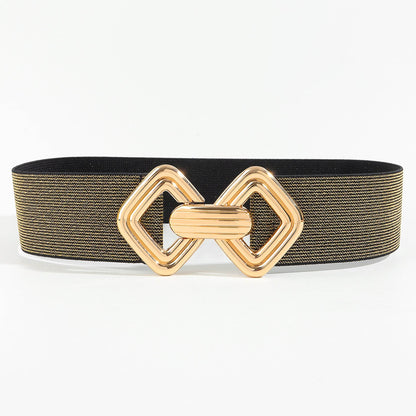 Women's Elastic Waistband Wide Belt - Stylish Premium Cummerbund 2025 - Buy Center