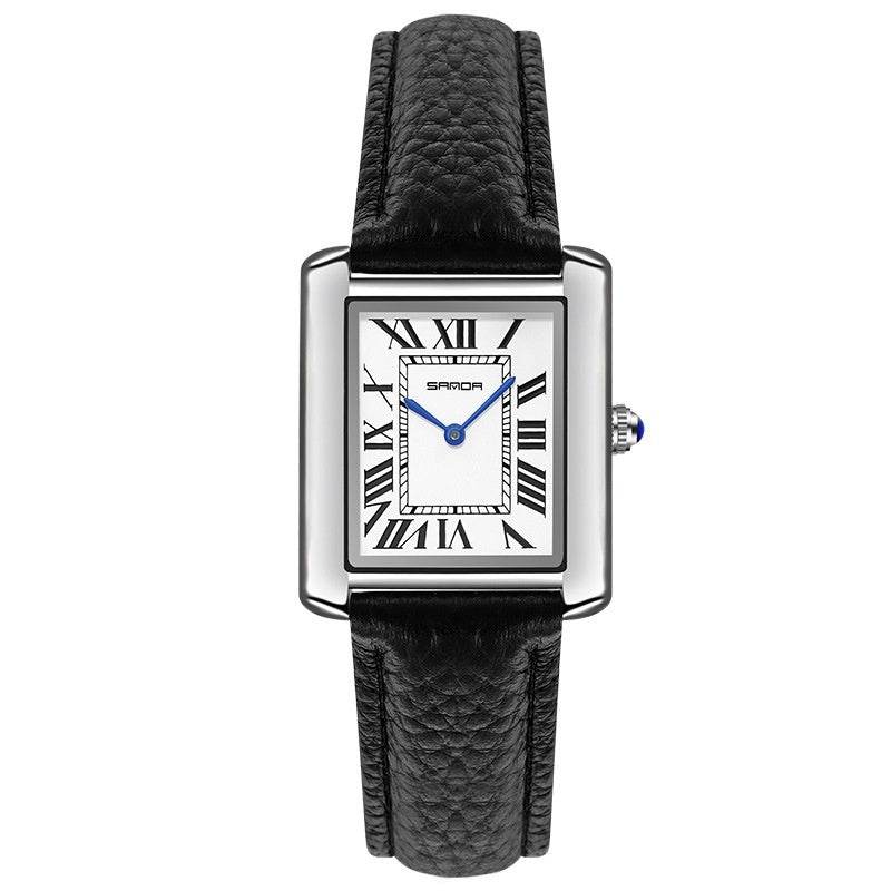 Roman Scale Waterproof Couple Watch - Trendy Fashionable Accessory 2025 - Buy Center