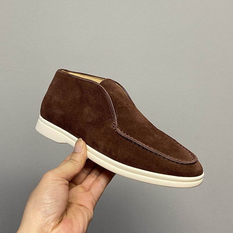 Retro Flat Ankle-Length Loafers - Stylish Casual Shoes for All-Day Comfort - Buy Center