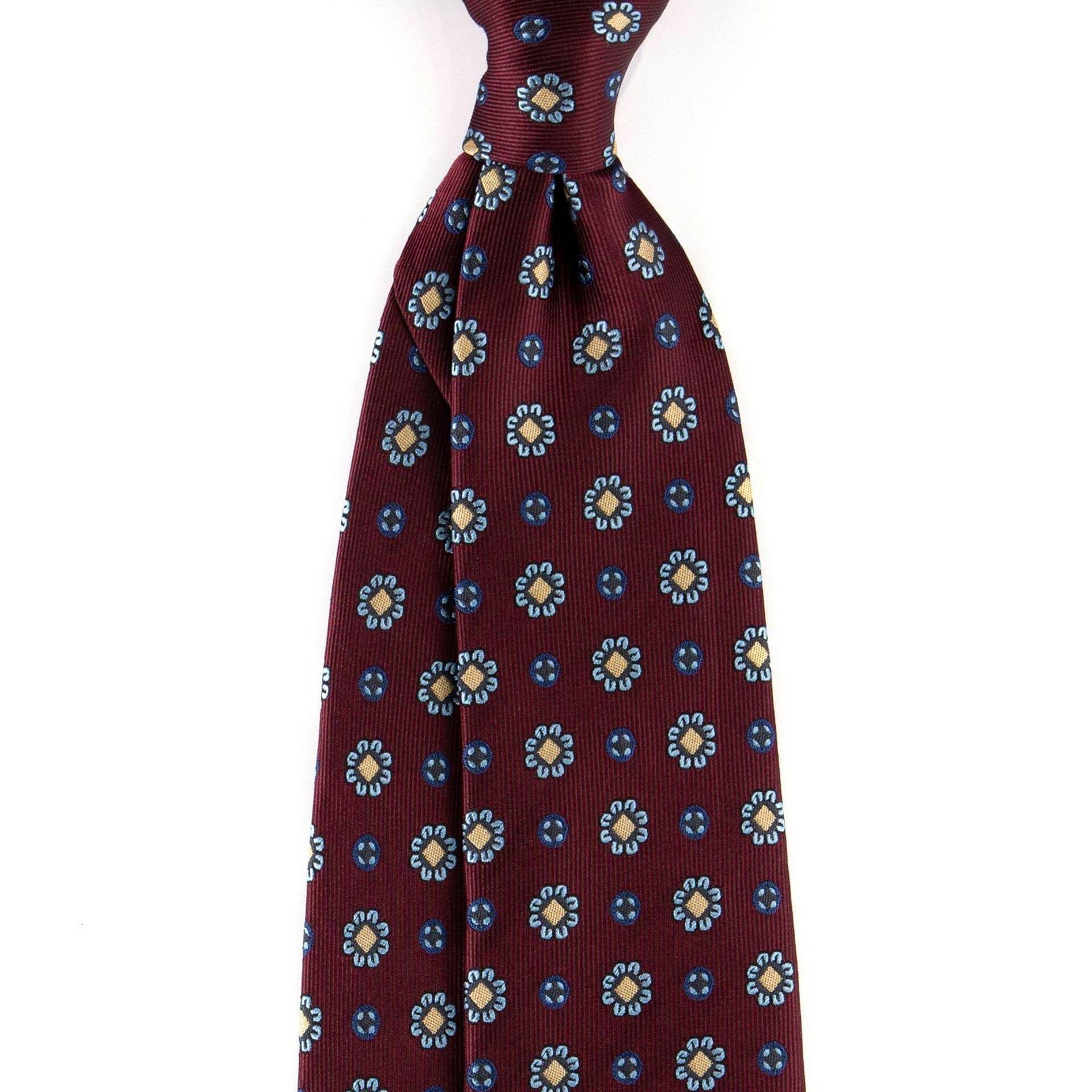 Men's Jacquard Tie - High Quality Silk with Trendy Dot Pattern - Buy Center