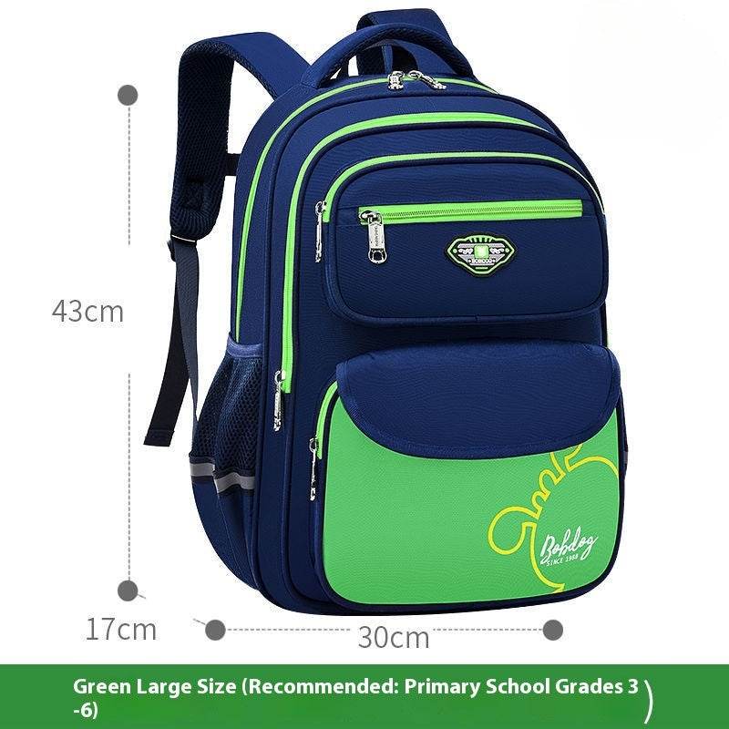 Large Capacity Lightweight Schoolbag - Cute Animal Print for Boys 2025 - Buy Center
