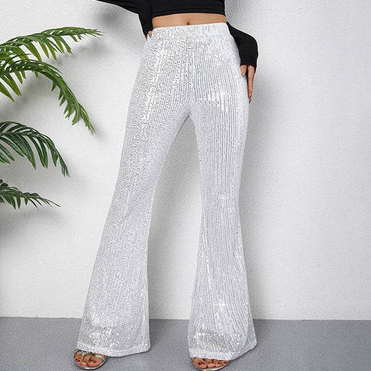 New Sequin Bootcut Pants - Trendy Stylish Trousers for Modern Women - Buy Center
